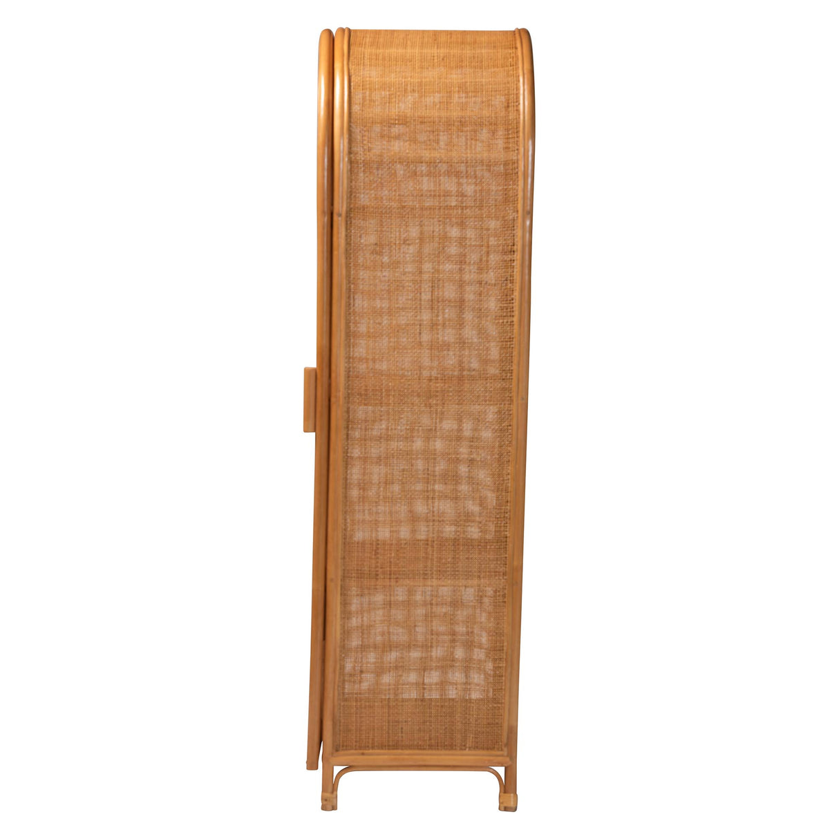 Paloma Arched Rattan Accent Cabinet with Shelves by Wicker Fair