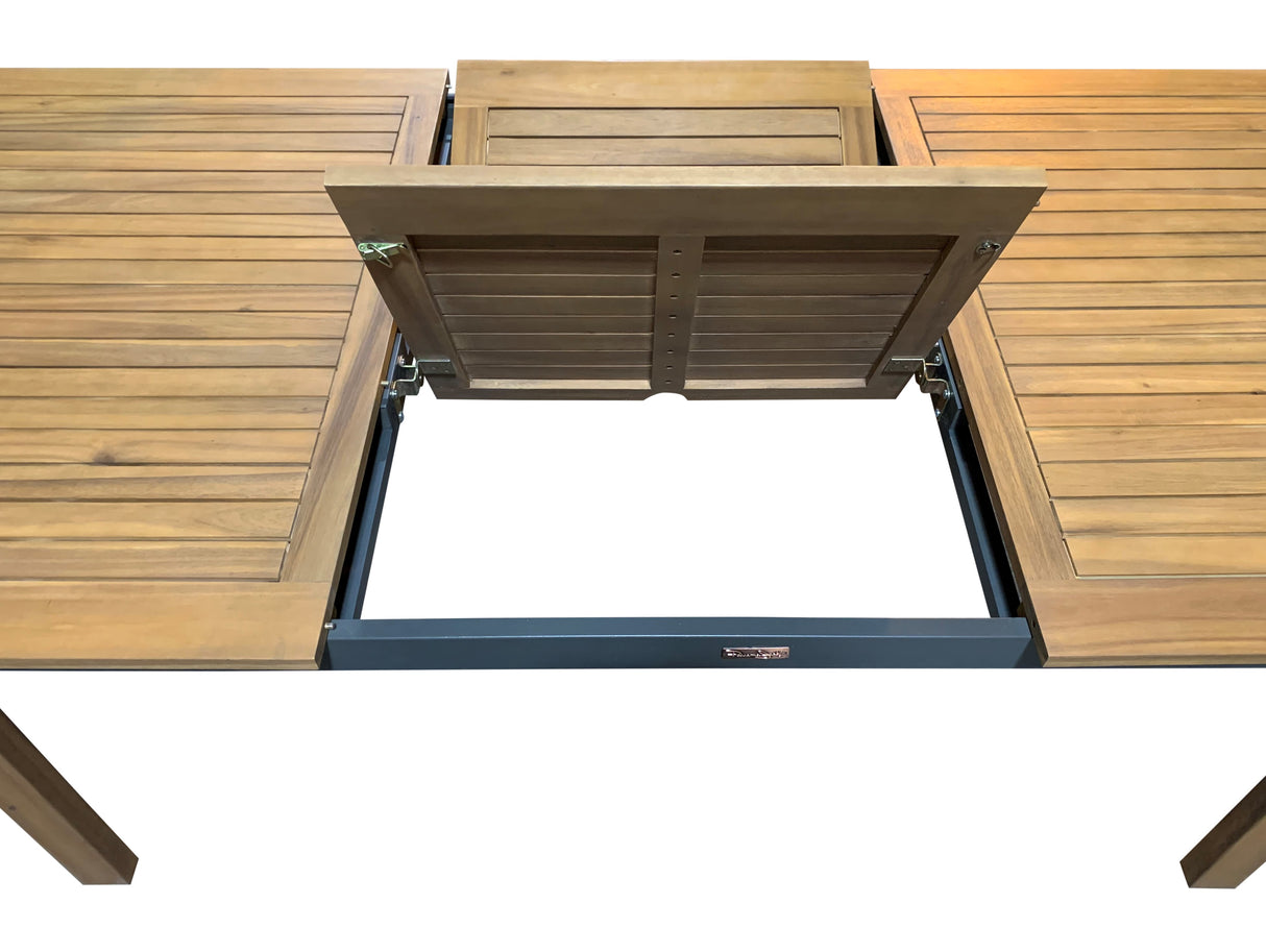 Boca Grande Outdoor 7-Piece Rectangular Dining Set Model PJO-3201-GRY-7DA-CUSH by Panama Jack