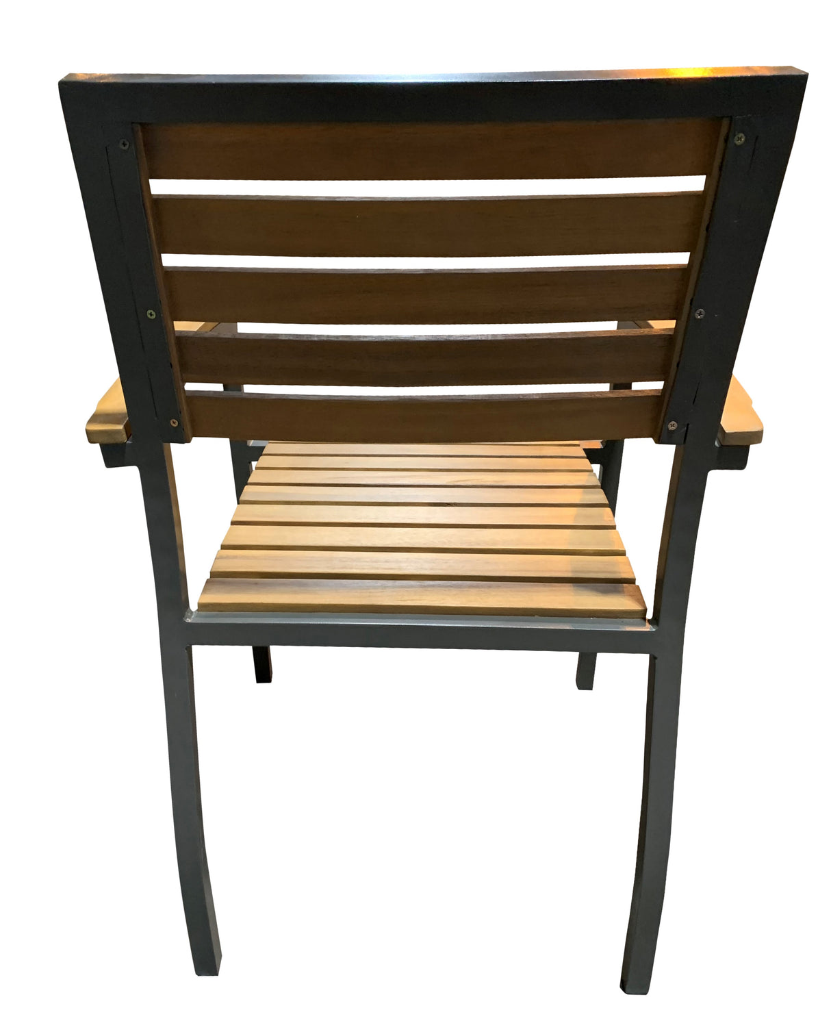 Boca Grande Outdoor Stackable Dining Armchairs (Set of 2) Model PJO-3201-GRY-AC-SET2 by Panama Jack