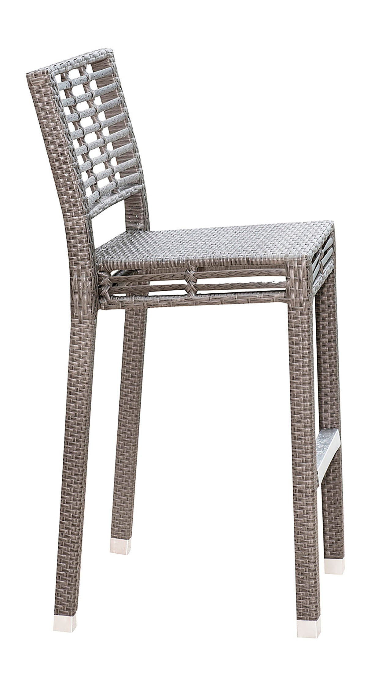 Graphite Outdoor Set of 2 Stackable Barstools Model PJO-1601-GRY-BS-SET2 by Panama Jack