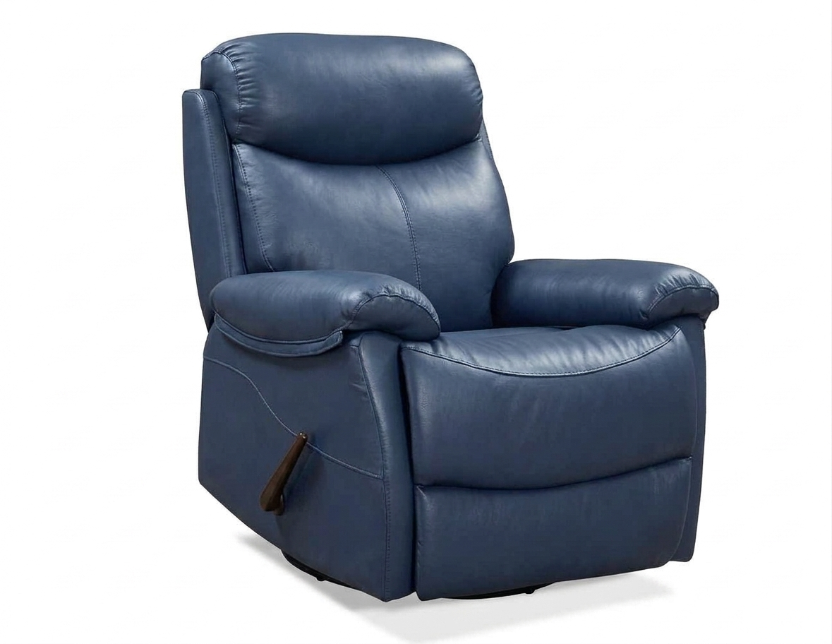 Brazil Leather Swivel Glider Recliner by Stanley Chair REC-220