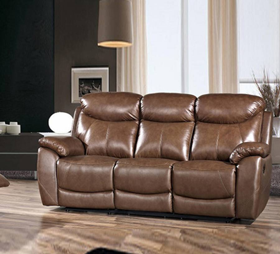 Brazil Leather Double Reclining Sofa by Stanley Chair RS-3367