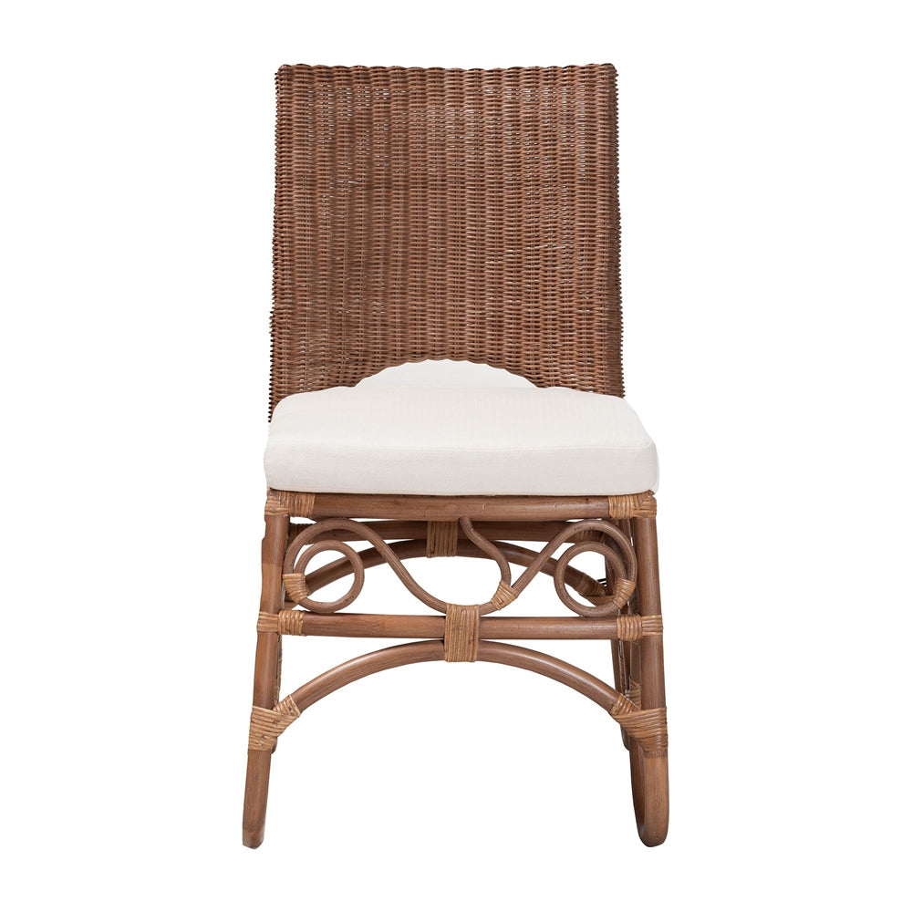 Bago Natural Rattan Dining Chair by Wicker Fair