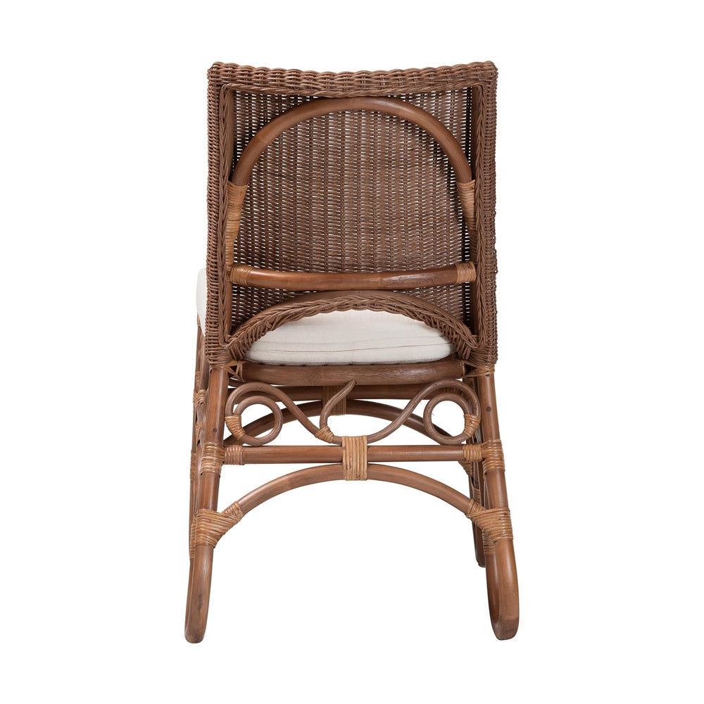 Bago Natural Rattan Dining Chair by Wicker Fair