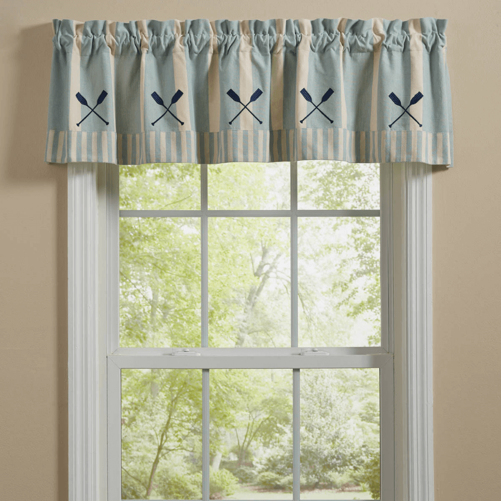 Riverbed Stripe Paddles Valance (7689351463144)