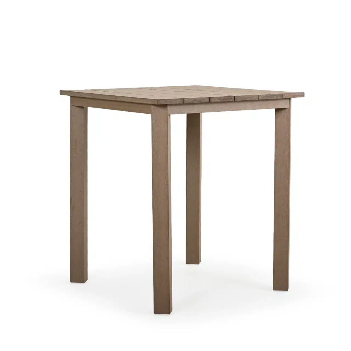 Rodeo Beach Outdoor PoliSoul™ Bar Height Table in Weathered Teak Model 5236BTRWTK