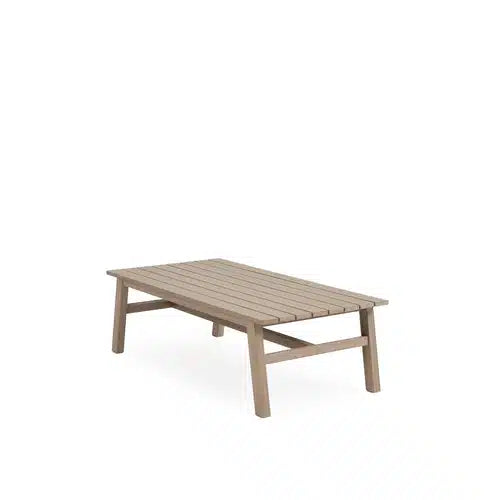 Rodeo Beach Outdoor PoliSoul™ Cocktail Table in Weathered Teak Model 5229WTK