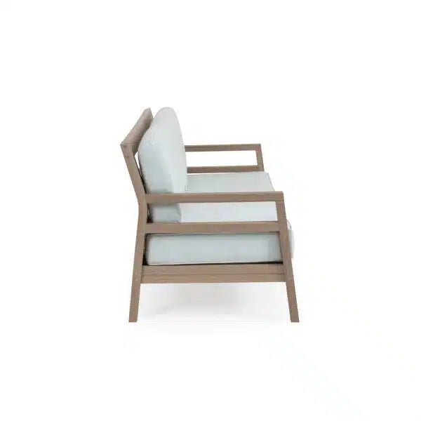 Rodeo Beach Outdoor PoliSoul™ Sofa in Weathered Teak Model 5203WTK