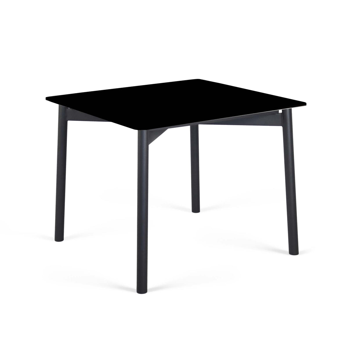Rodona Outdoor Square Dining Table with Glass Model 24159-CMA-RO-GL by Skyline Design