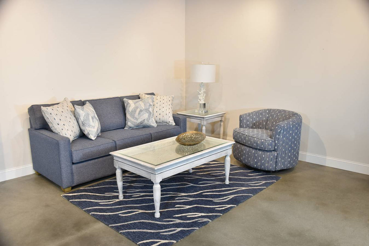Upholstered Swivel Glider Chair by Capris Furniture