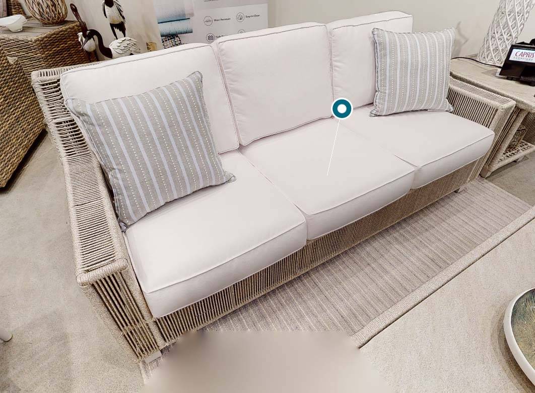 Luxe Outdoor Wicker Sofa S9824 by Beachcraft