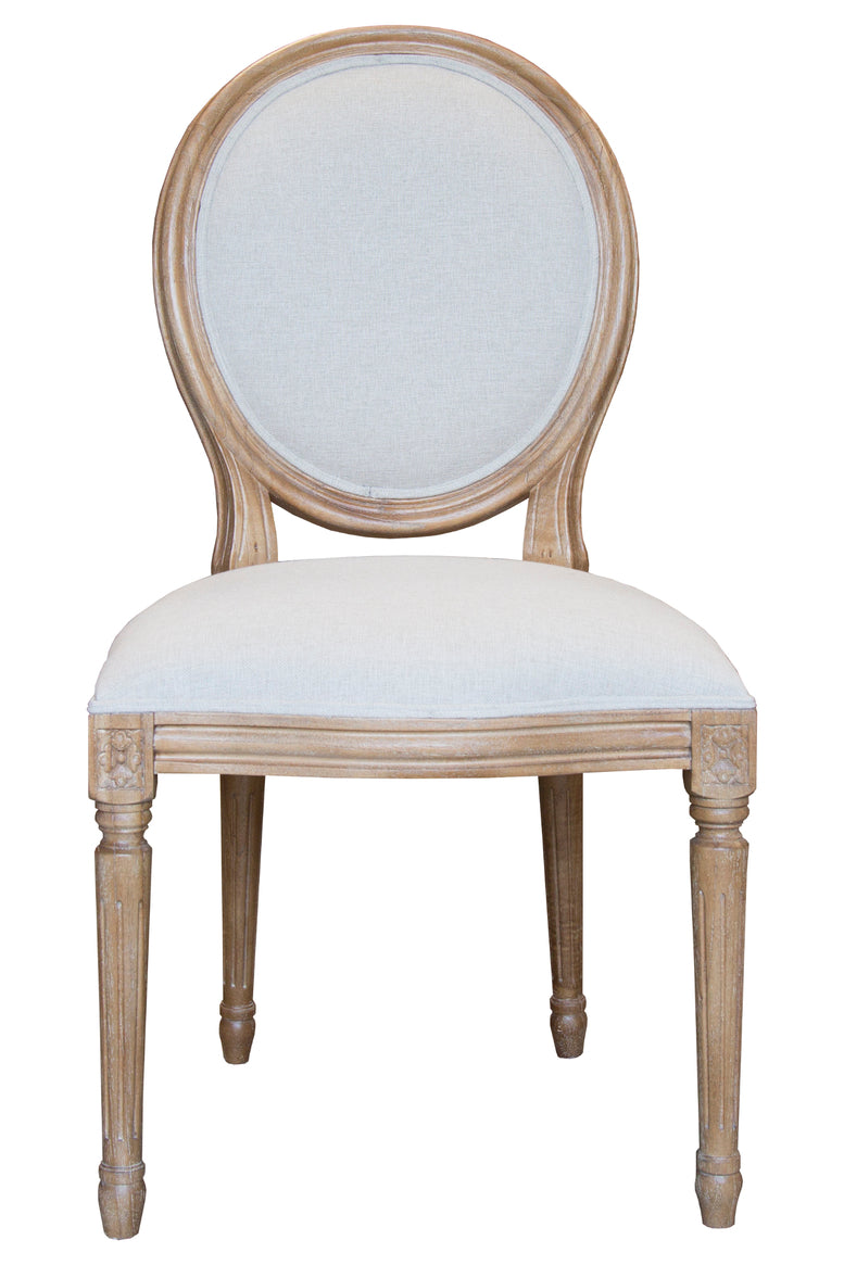 Avarin Upholstered Wood Side Chair by Capris Furniture Model SC374