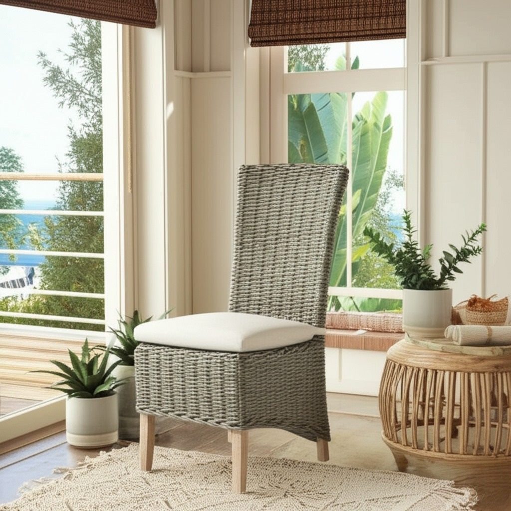 Marrakesh Rattan Side Chair by Capris Furniture Model SC753