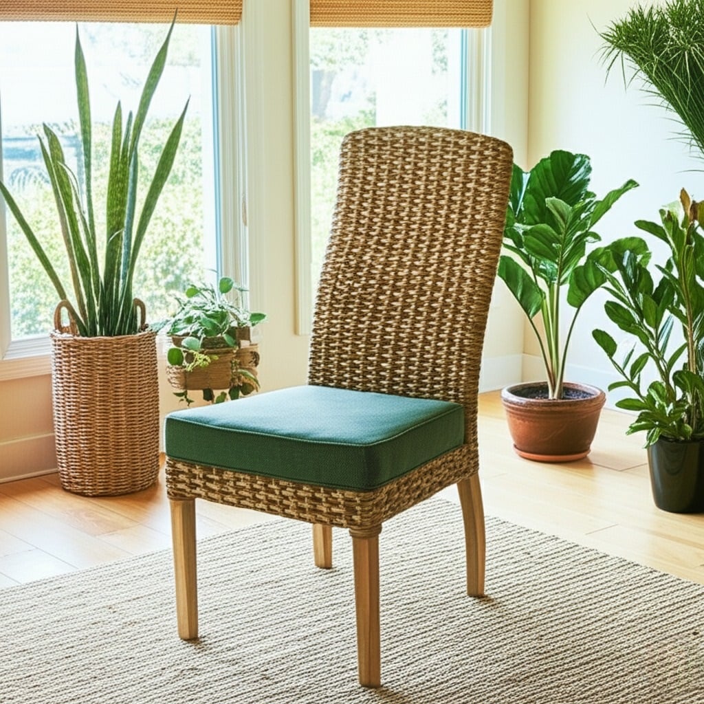 Alureza Rattan Side Chair by Capris Furniture Model SC754