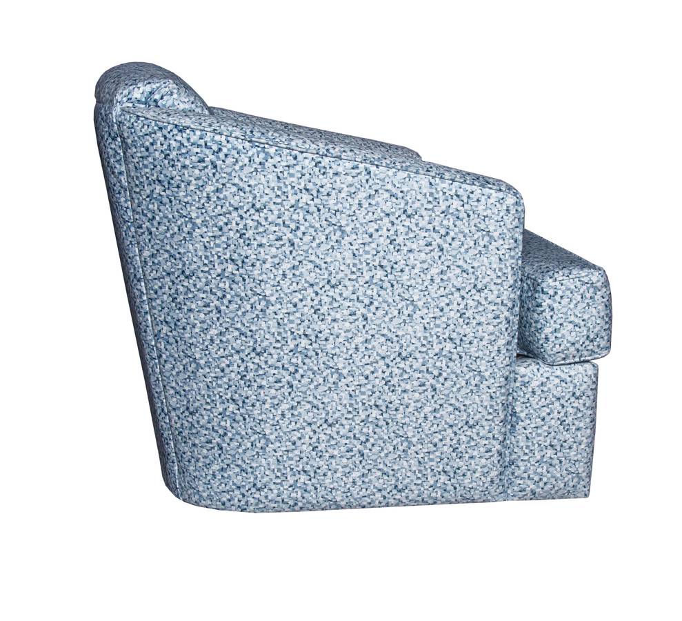 Upholstered Swivel Glider Chair Model SG106 by Capris Furniture