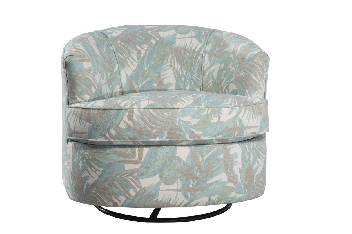 Upholstered Swivel Glider Chair by Capris Furniture