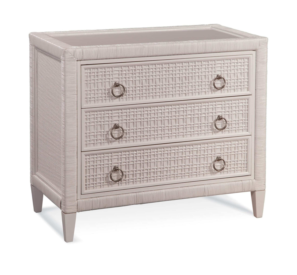 Naples Wicker and Rattan Media Chest Model 807-024 by Braxton Culler