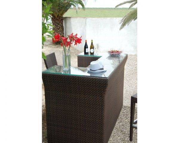 Soho Outdoor Bar Model 903-6141-JBP-GL by Hospitality Rattan