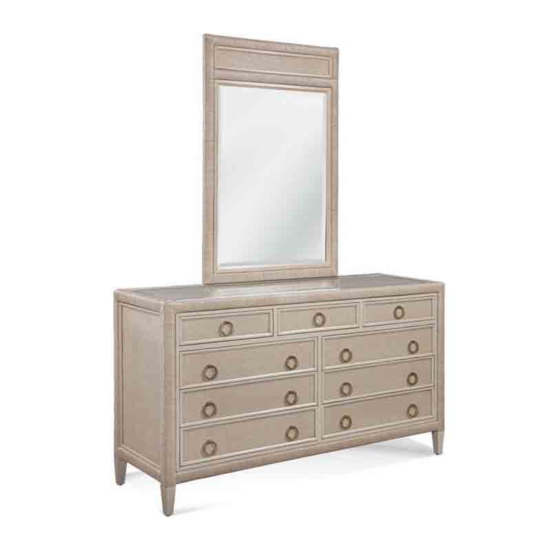 Sabal Bay Dresser and Mirror Wicker Bedroom Set 809-141-049 by Braxton Culler