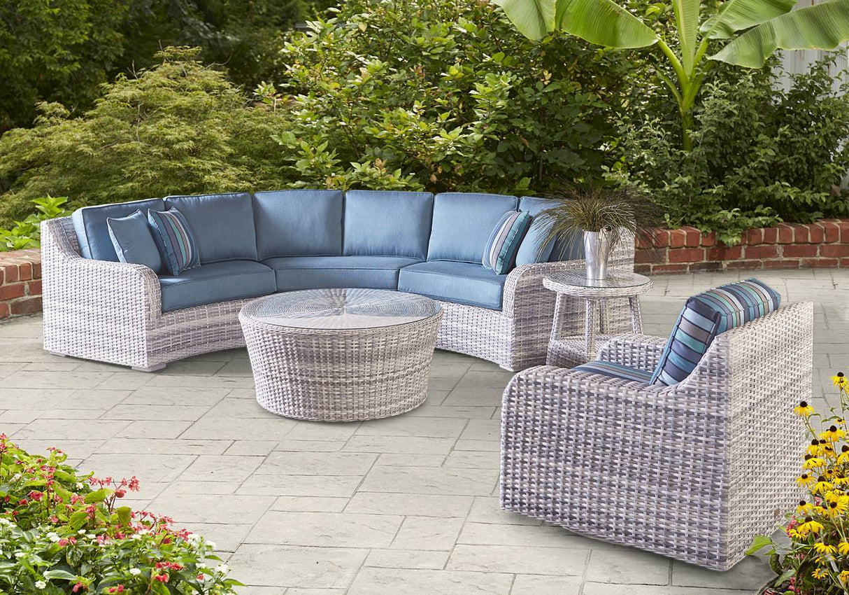 South Beach Outdoor Wicker Arm Chair C9844 by Beachcraft