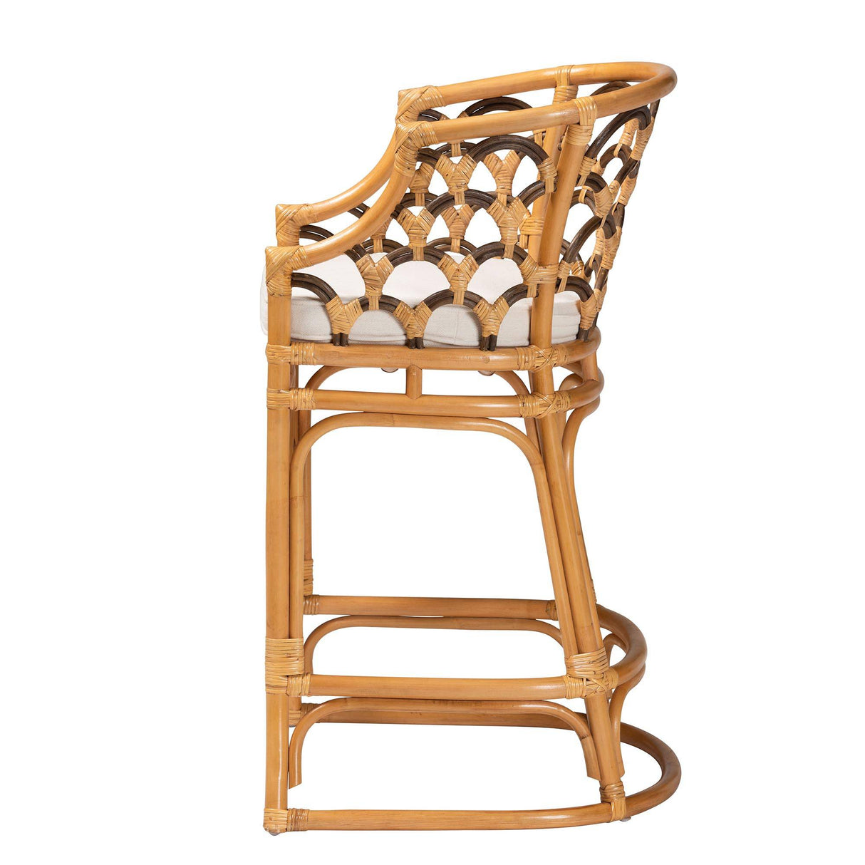 Sunrise Wicker Fair Rattan Barstool