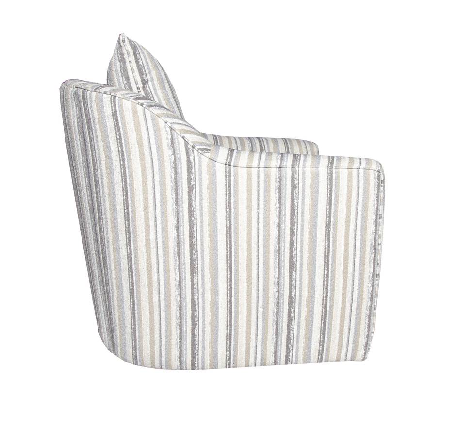 Upholstered Swivel Chair Model SW109 by Capris Furniture