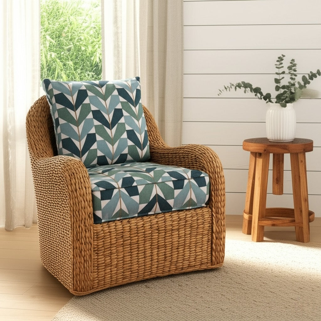 Fiji Rattan Lounge Chair by Capris Furniture Model SW319
