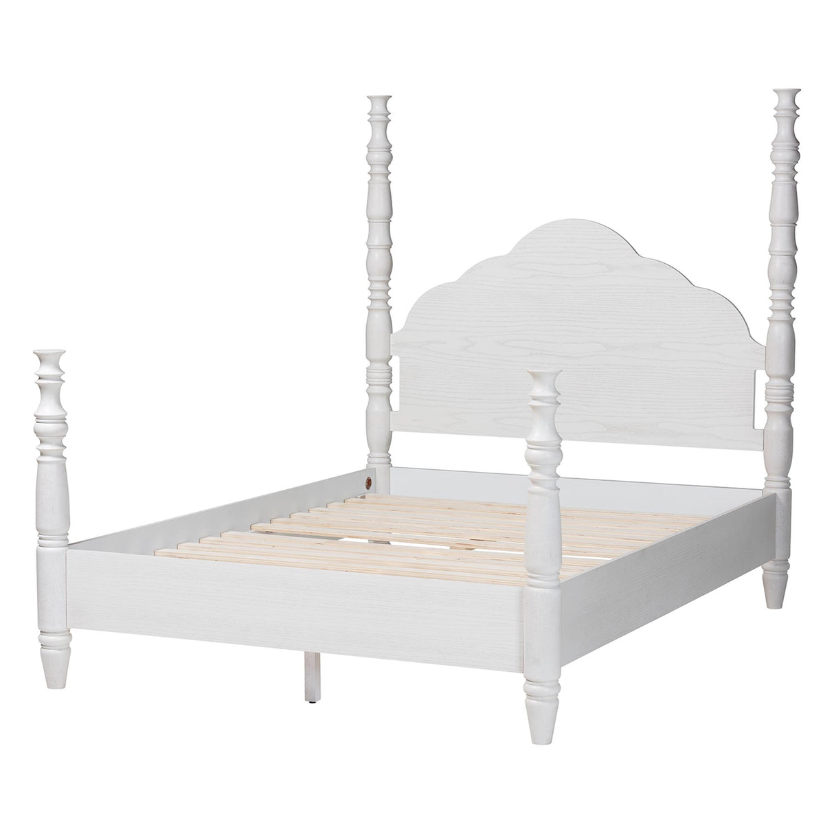 Martino Four-Poster Platform Bed by Wicker Fair