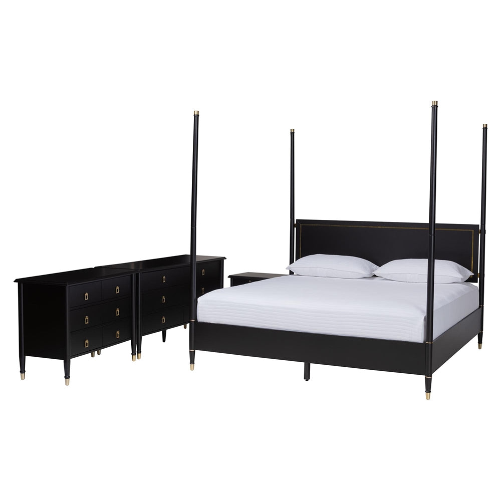 Tamra Four-Poster Platform Bedroom Set by Wicker Fair