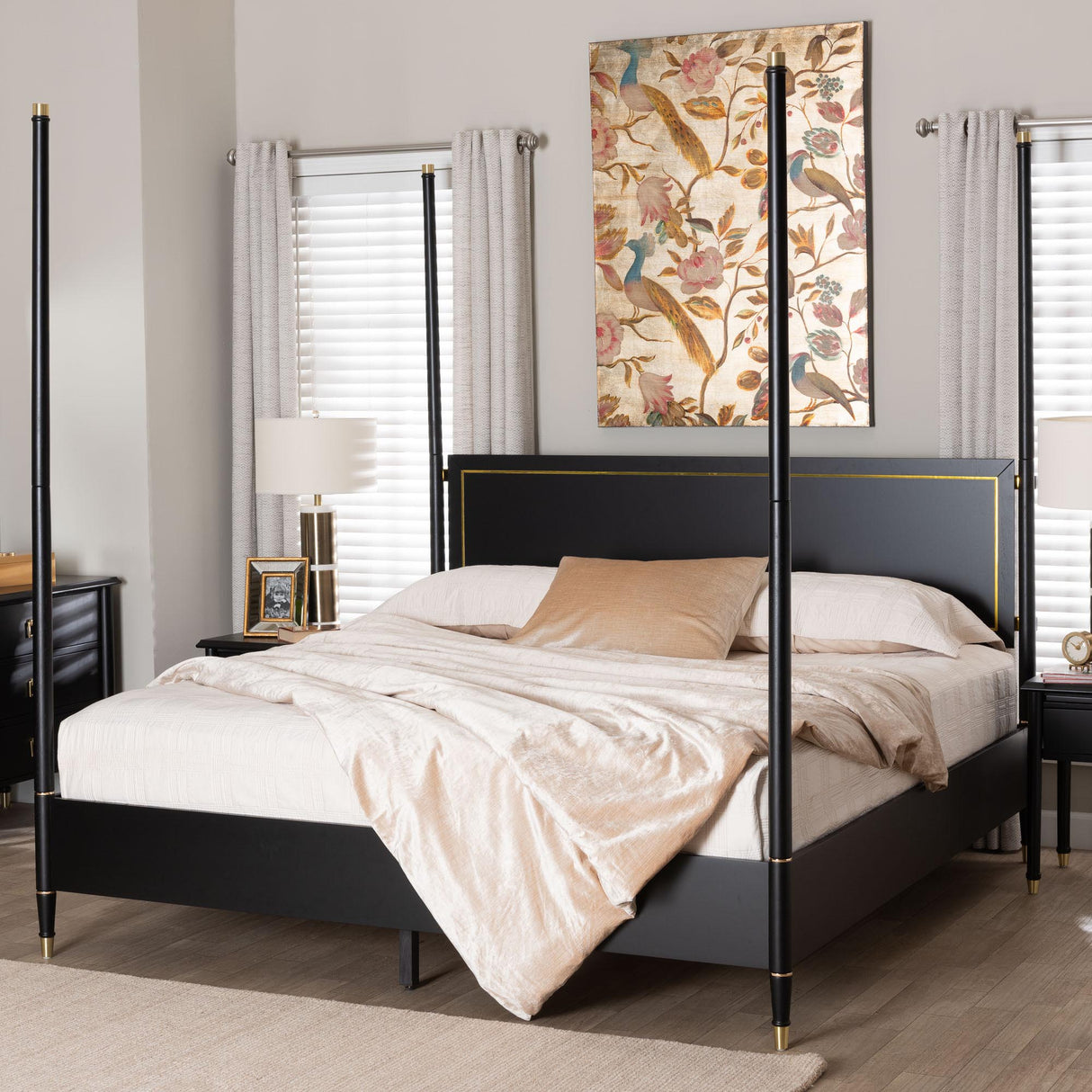 Tamra Four-Poster Platform Bed by Wicker Fair