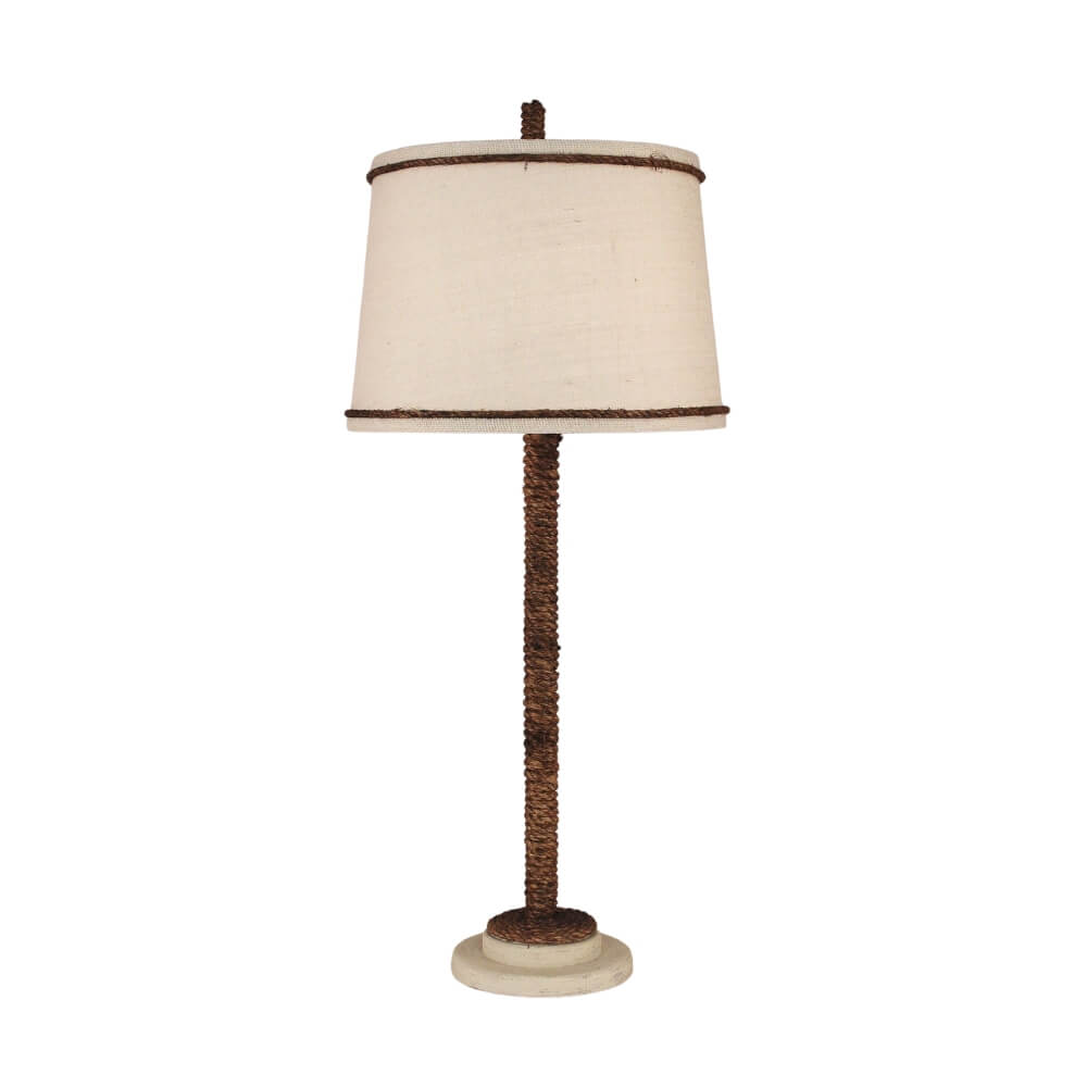 Sailor Rope Spindle Natural Table Lamp