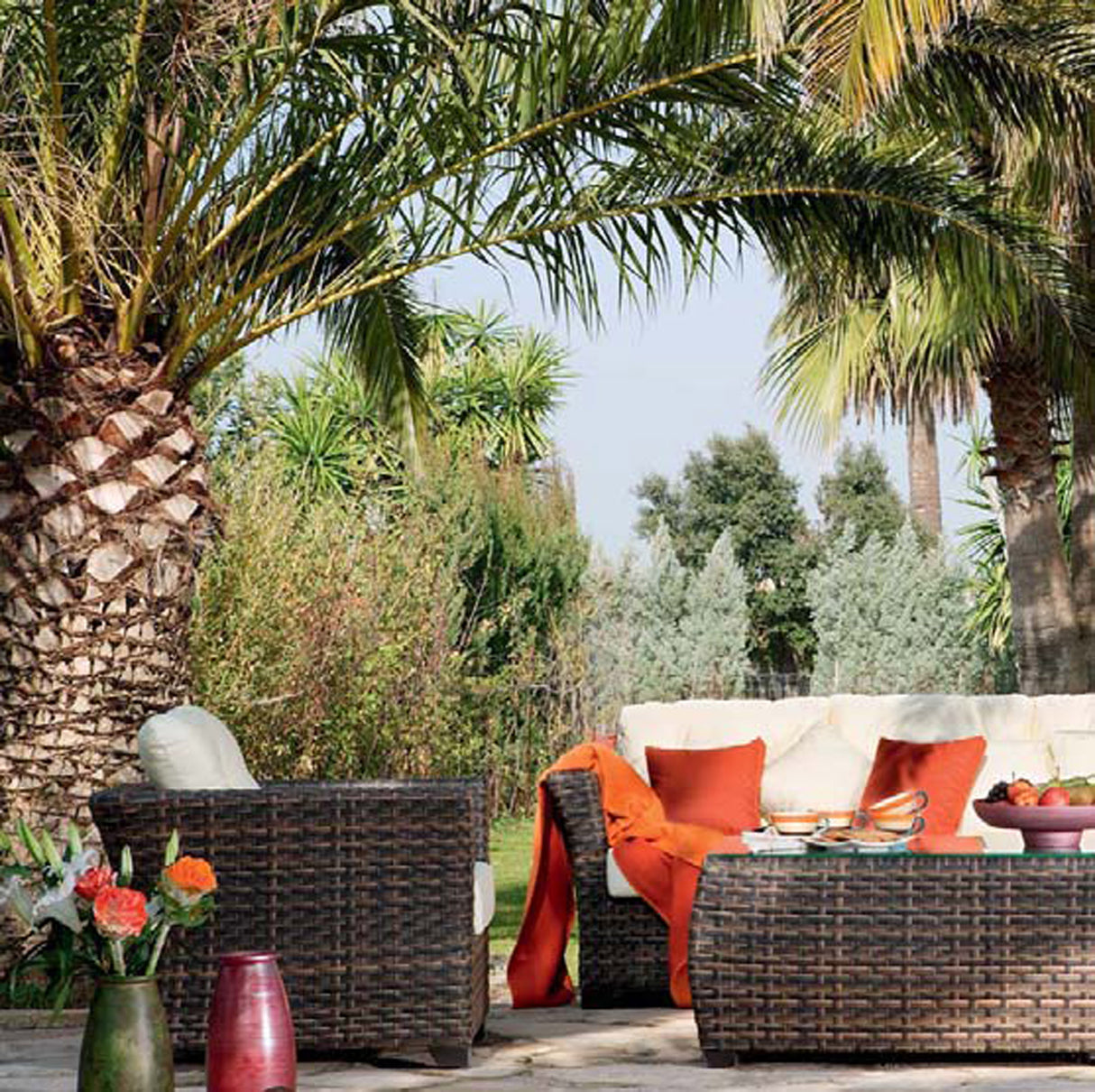 Samoa Lounge Chair with Cushions Model 901-1347-ATQ-C by Pelican Reef