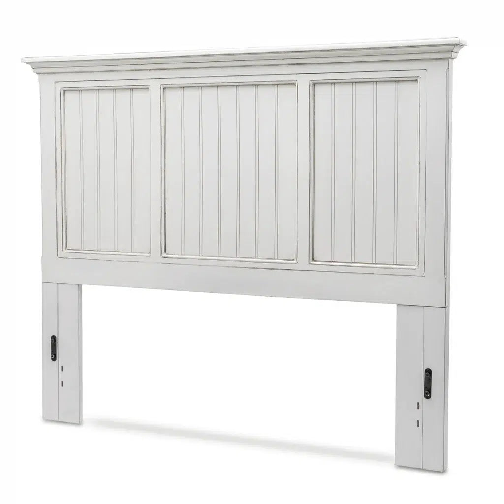 Monaco Distressed White Twin Headboard Model B81839-BLANC By Seawinds Trading