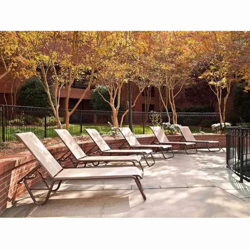 Gardenella Outdoor Sling 6 Pc Aluminum Lounge Set by Telescope Casual Model TC8080SET