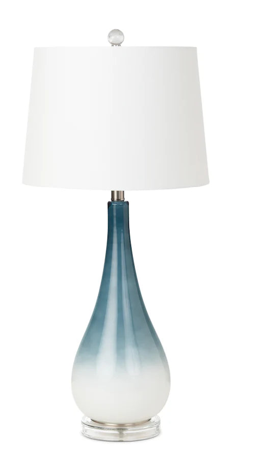 Serenity Table Lamp Set of 2 Model LUX-106-BLUE/WHITE By Lux Lighting