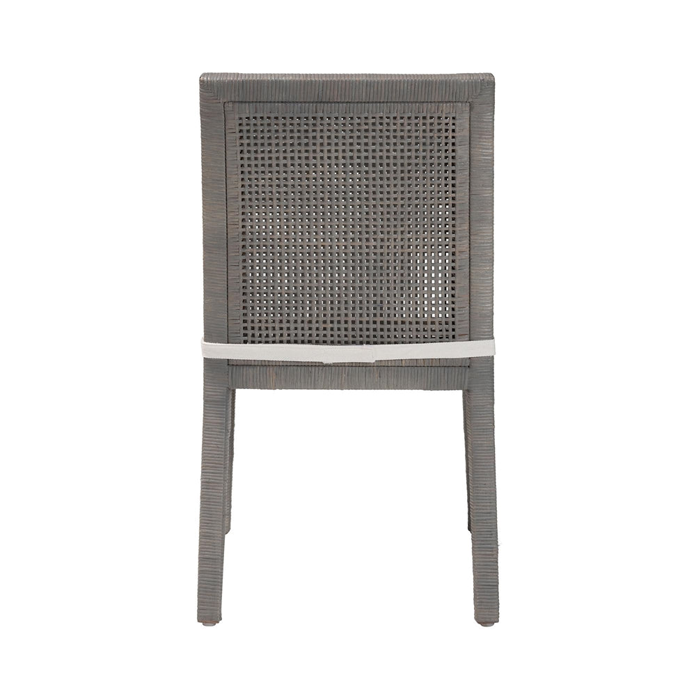 Sofia Rattan Dining Chair with Cushion by Wicker Fair