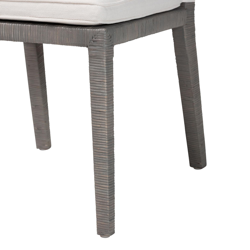 Sofia Rattan Dining Chair with Cushion by Wicker Fair