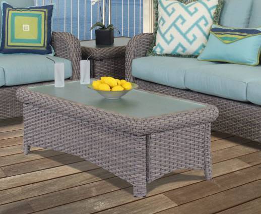 Saint Tropez All Weather Coffee Table 79344 By South Sea Rattan