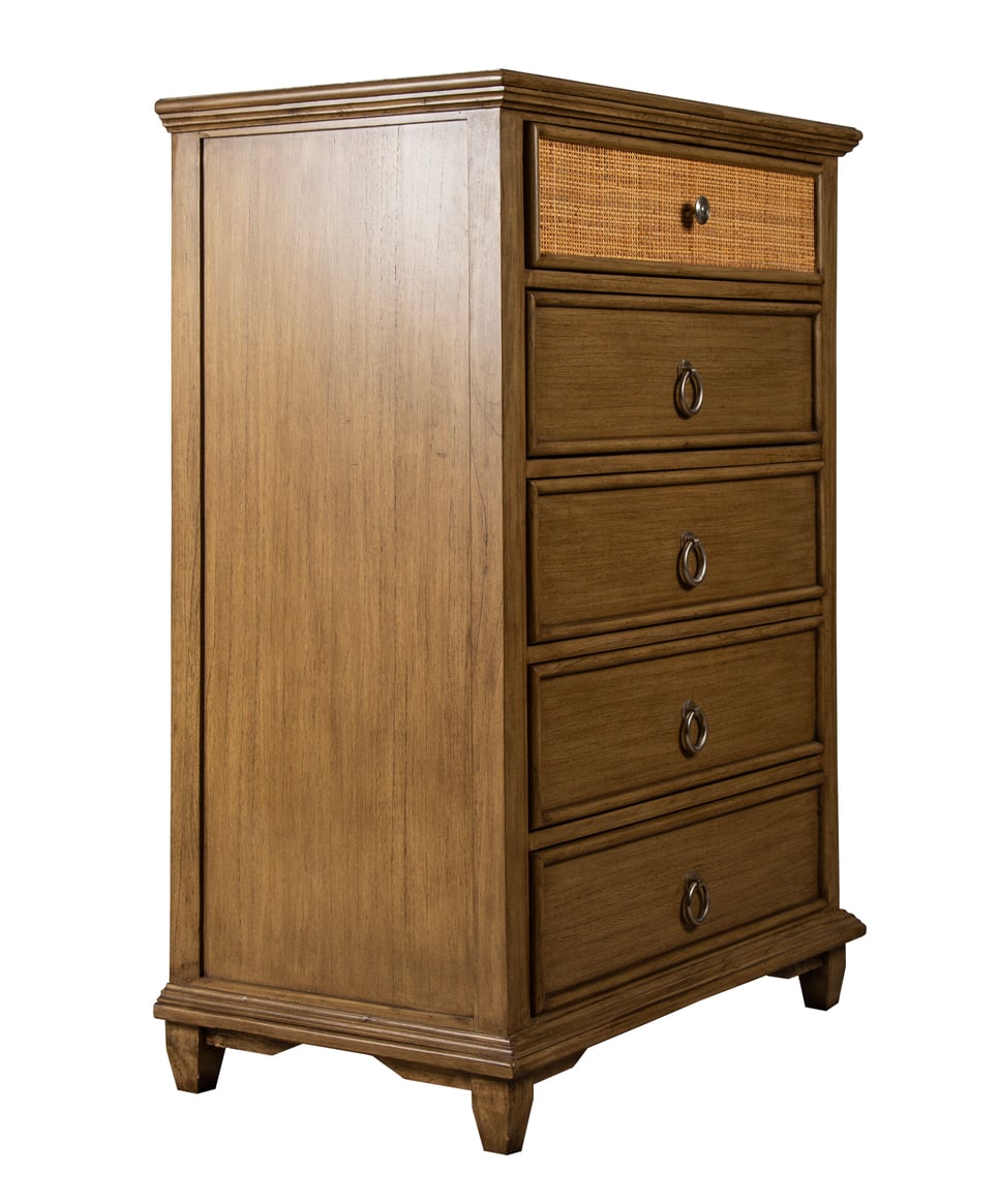 Tahiti 5 Drw Chest of Drawers by Capris Furniture
