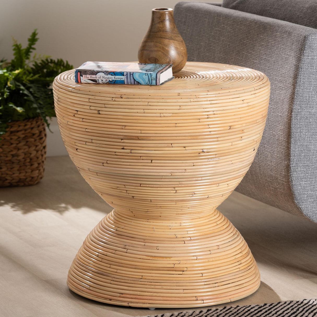 Wicker Fair Tokyo Hourglass Rattan End Table