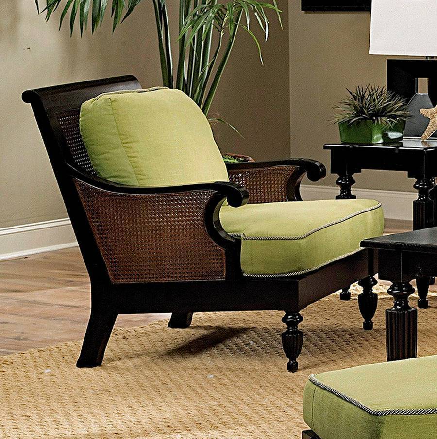 Traders Wood and Wicker Arm Chair TR-01 by Designer Wicker