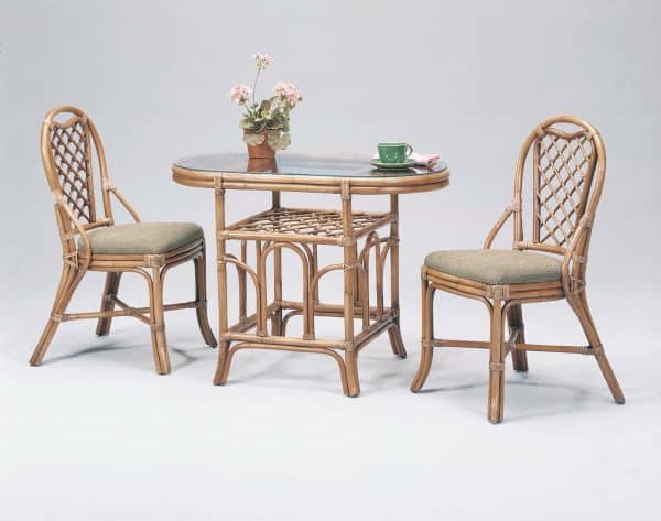 Trellis 3 Piece Rattan Honeymoon Breakfast Set 978-076SET by Braxton Culler
