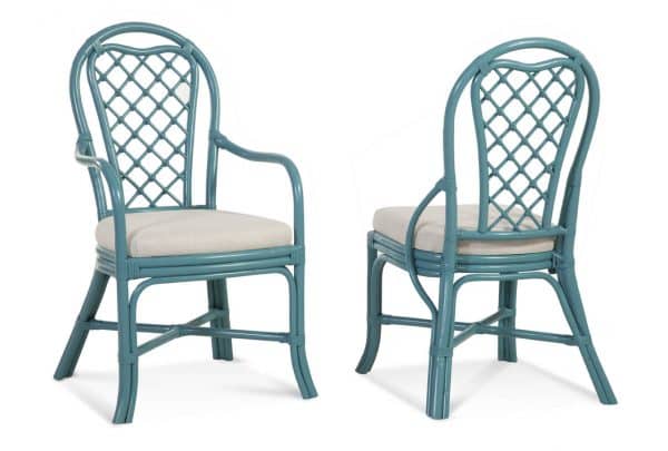 Trellis 8 Pc Rectangle Rattan Dining Set by Braxton Culler