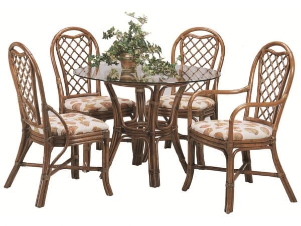 Trellis Rattan Dining Side Chairs 979-028 by Braxton Culler