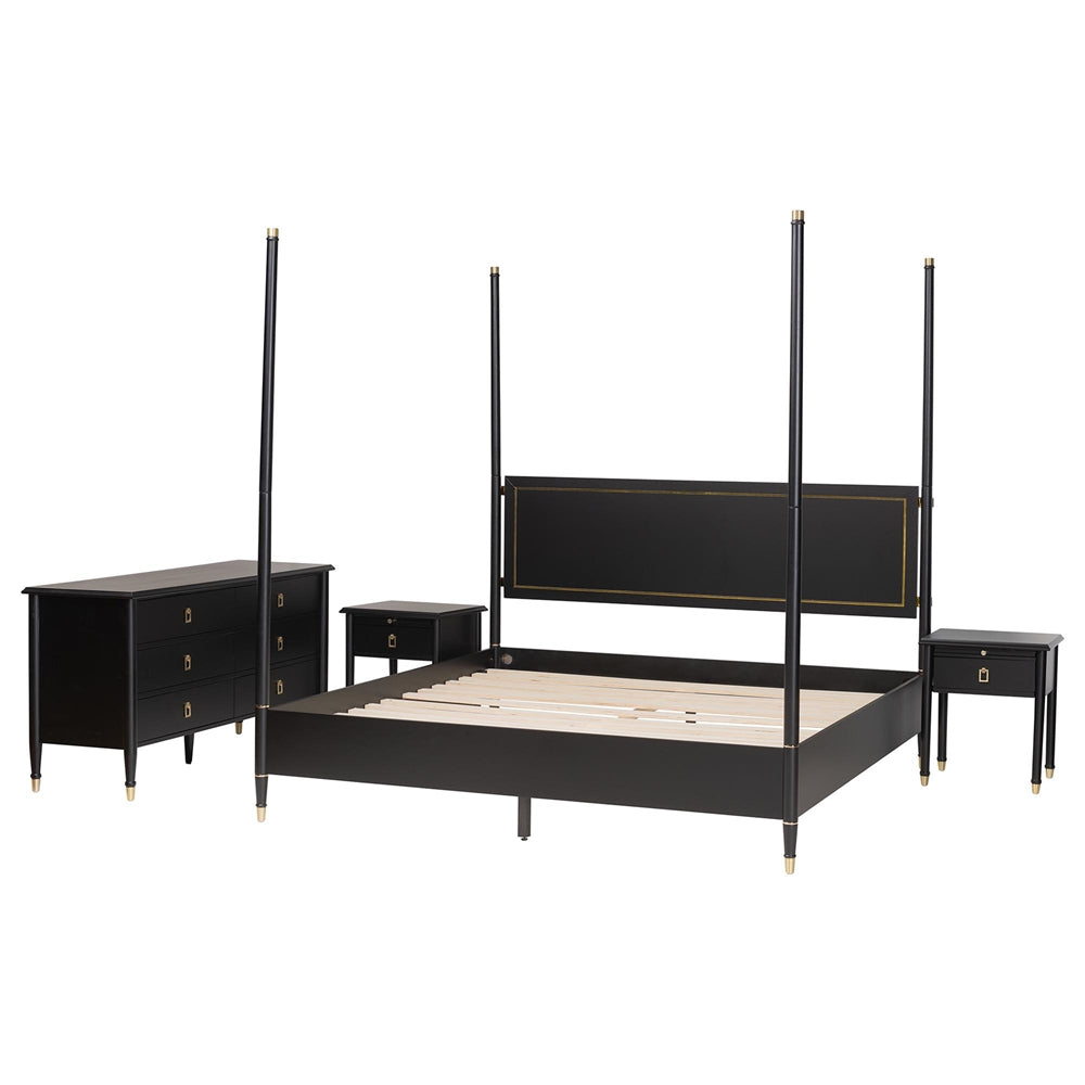 Tamra Four-Poster Platform Bedroom Set by Wicker Fair