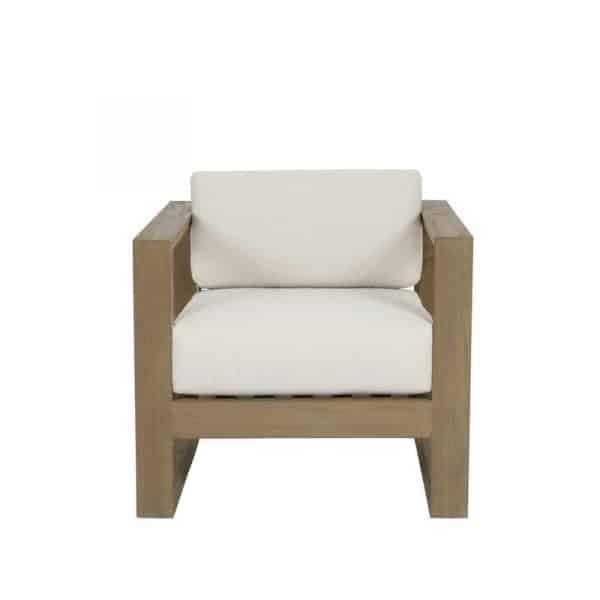 Coastal Teak Outdoor Club Chair by Sunset West Model 5501-21