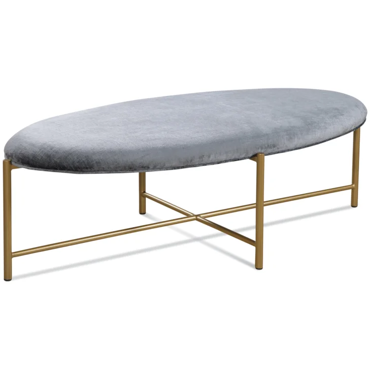 Tobin Oval Cocktail Table by Braxton Culler Made in the USA Model 150-023