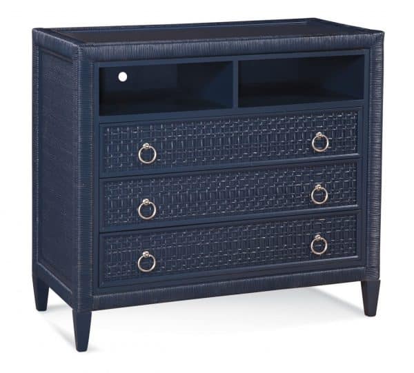 Naples Wicker and Rattan Media Chest Model 807-024 by Braxton Culler