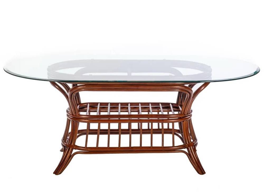 72" x 42" 1/2 Inch Thick Oval Racetrack Glass Top with Bevel Edge for Dining Table
