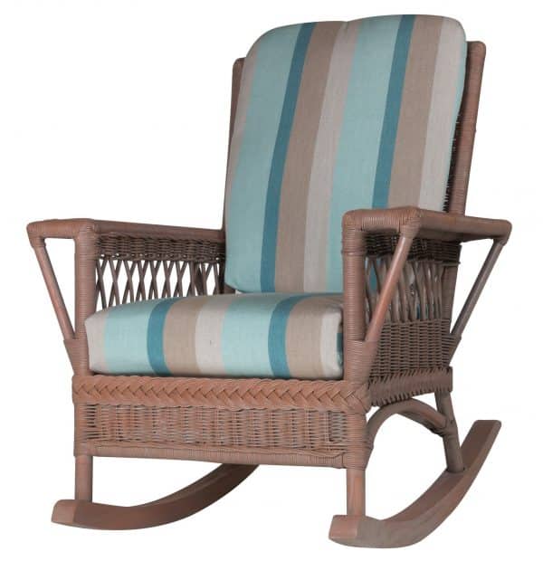 Windsor Porch Rattan Rocker WD-06 by Designer Wicker Tribor